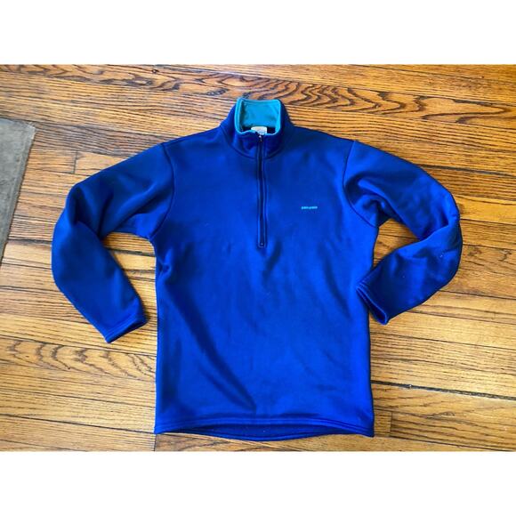 Vintage Patagonia USA Capilene Performance Sweatshirt Women’s Small Blue - Picture 1 of 7